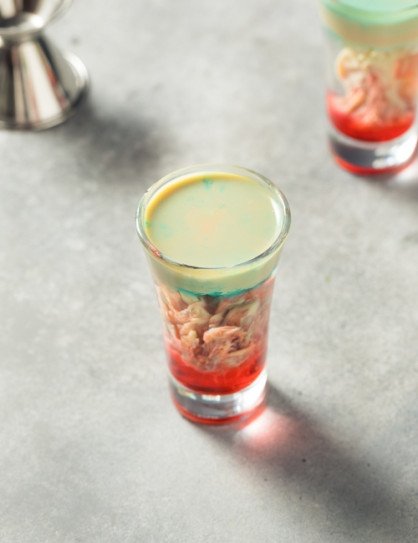 Alien Brain Hemorrhage drink | Cocktailguiden