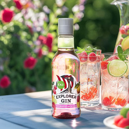Upptäck sommarens fräschaste nyhet – Explorer Gin Raspberry Lemonade