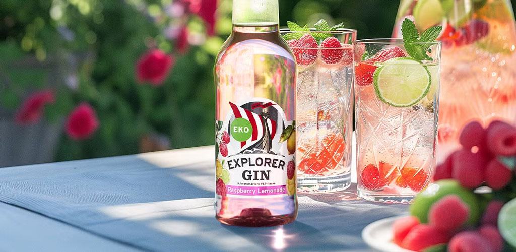 Upptäck sommarens fräschaste nyhet – Explorer Gin Raspberry Lemonade