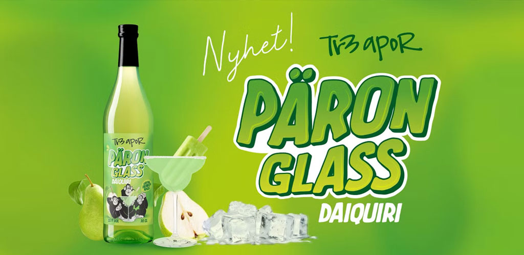 Säg hej till Tr3 Apor Päronglass Daiquiri!